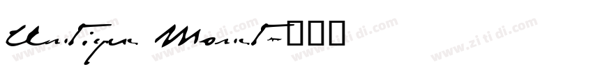 Antique Monet字体转换